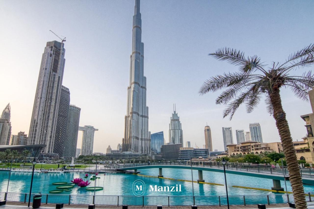 Villa Manzil - Lavish Duplex 3br In Downtown With Fountain And Burj Khalifa Views